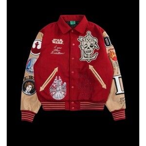 Civil Regime x Star Wars Rebellion Varsity Jacket L - New No Tags
